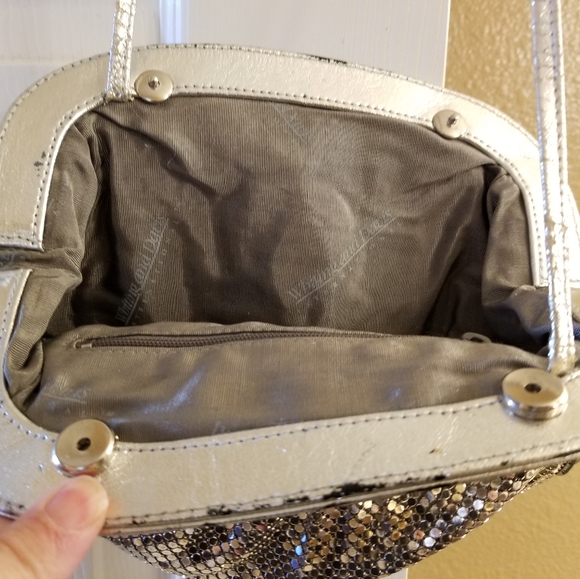 Vintage Whiting and Davis Metal Mesh Purse - Picture 2 of 3